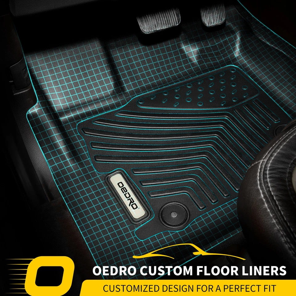 OEDRO Floor Mats For 2017-2022 Honda CR-V CRV 3D Molded TPE Liners All Weather Foto 3 de 4