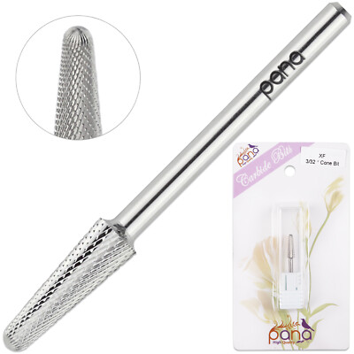 USA Pana Silber Kegel Form Hartmetall Bit 0.2cm Schaft Größe Extra Fein Kern