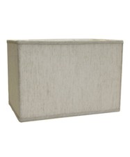Rectangular Drum Lampshade 10x16  10x16 x 11 Softback Textured Oatmeal