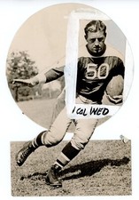 1935 KEN STRONG NEW YORK GIANTS NYU VIOLETS FOOTBALL Press Photo S1F8