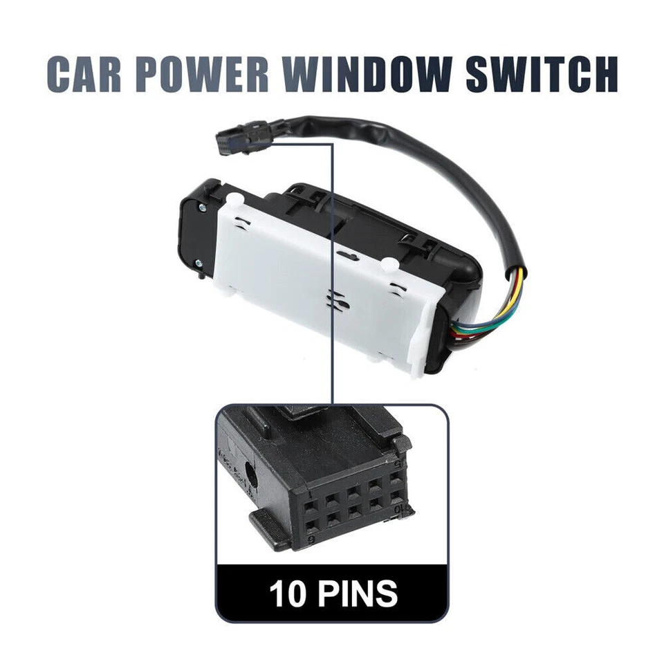 Power Window Switch 4638202210 For Mercedes-Benz G500 G550 G55 AMG Front Left - Image 4 of 4