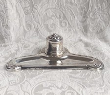 Antico Calamaio Danese Cohr DTA Art Nouveau Jugendstil Metallo Argentato