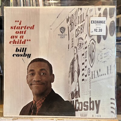 #ad #ad SOUL COMEDY EXC LP BILL COSBY quot;I Started Out As A Childquot; OG 1964 WARNER MONO $8.98