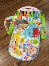 Fisher Price Kick And Play Piano Baby Gym Activity Mat Green
