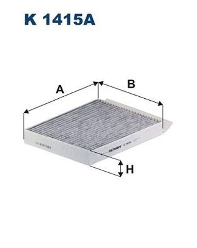 Fits FILTRON K 1415A Filter, interior air