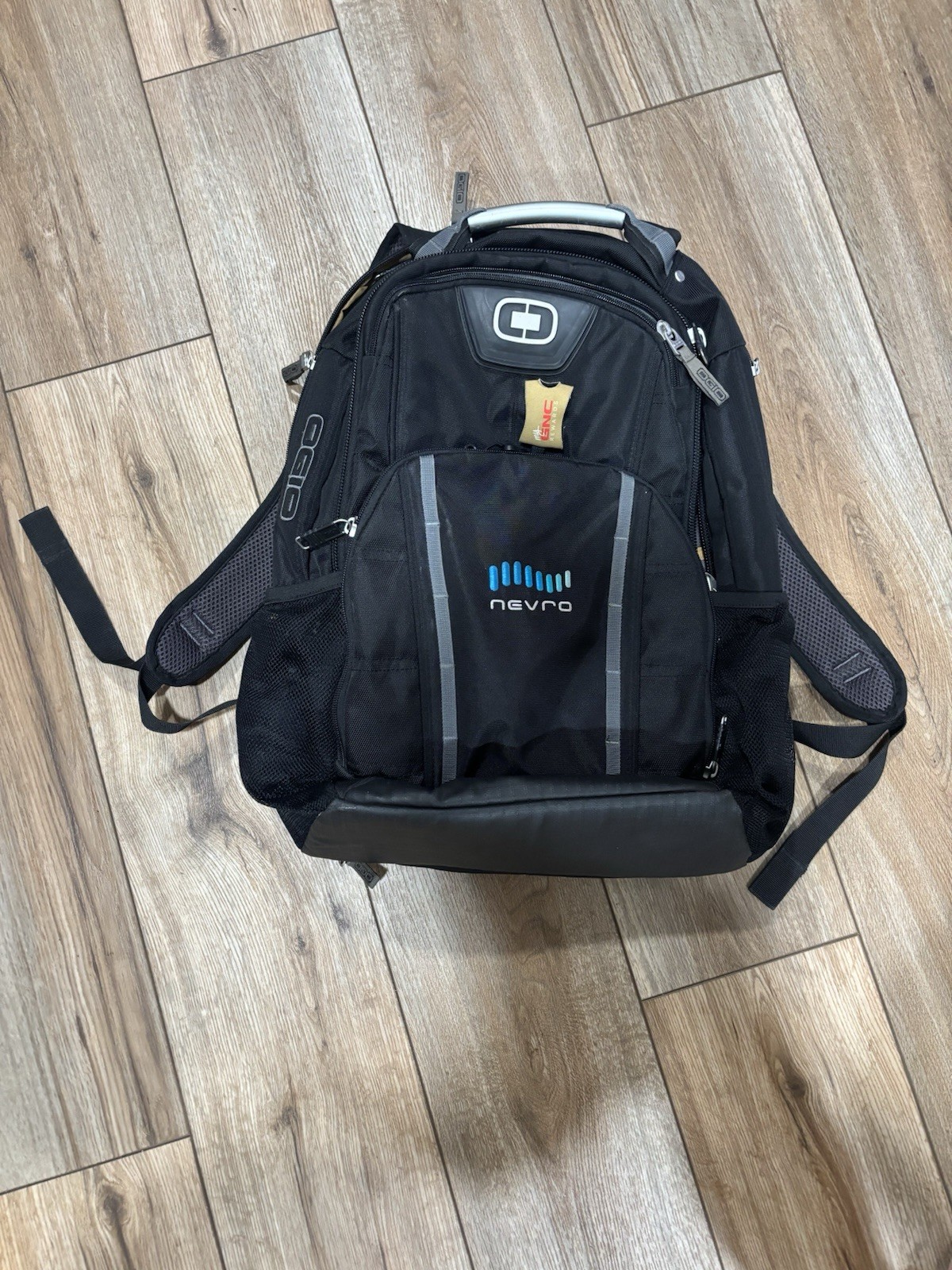 OGIO Black Nylon Backpack for 15/17" Laptop, Tablet Protection, Organizer