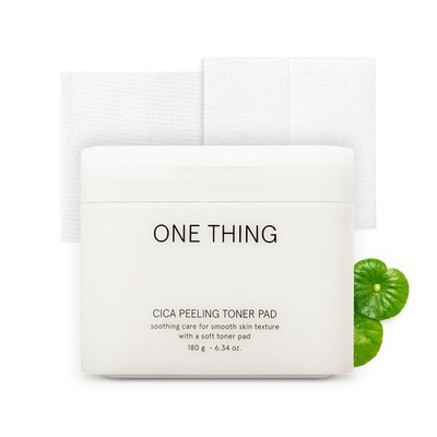 ONE THING Cica Peeling Toner Pad 6.34 Oz, 65 Pads | 65 Count (Pack of 1) 