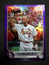 2022 Topps Chrome Update Series - Albert Pujols #USC50 Purple Refractor