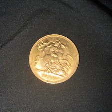 1931 22K GOLD Coin Georgivs V.D.G Britt OMN REX F.D. IND IMP Great Britain