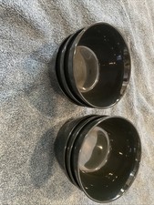 Set of 6 Threshold Black Glass Cereal Bowls 6...