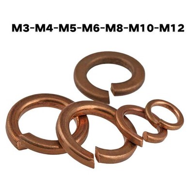 Unterlegscheiben Split Lock Messing Unterlegscheiben M3 M4 M5 M6 M8 M10 M12