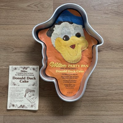 Vintage Wilton Disney Donald Duck Kuchenform Backform (70er) Kuchenform Blech 