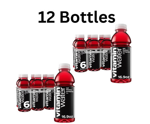 Vitaminwater XXX Acai Blueberry Pomegranate 16.9 oz Bottles 12 Pack Antioxidant