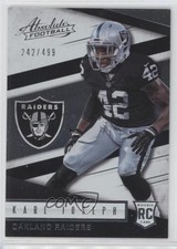 2016 Panini Absolute Rookies 242/499 Karl Joseph #190 1k9