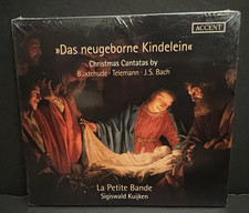 J. S. Bach Wagner - Christmas Cantatas CD NEW Accent La Petite Bande  Buxtehude