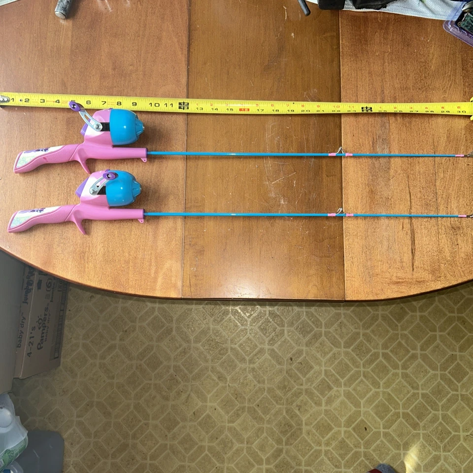 2 Hasbro Kid Casters My Little Pony Fishing rods and reels!! - Image 2 of 4