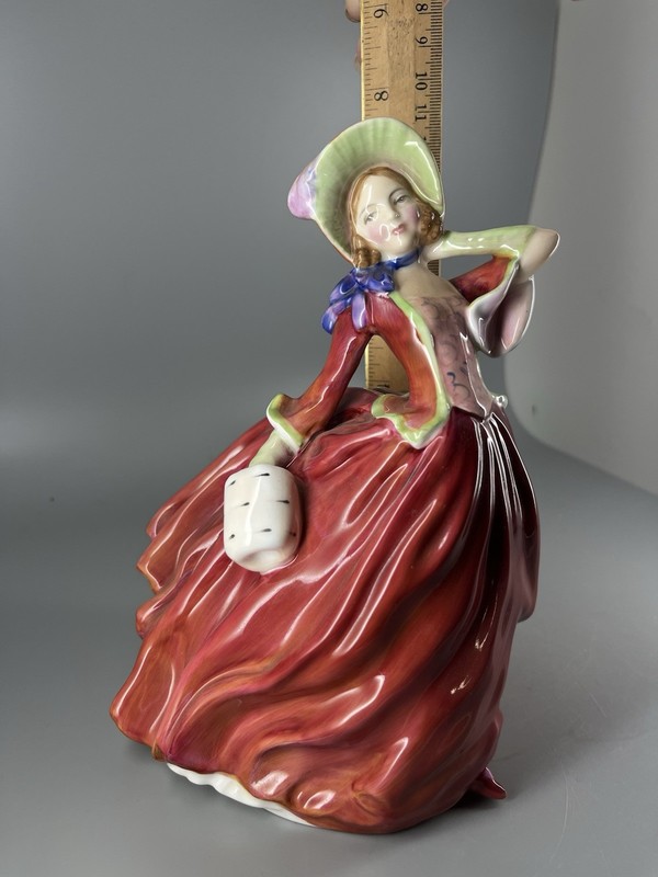 Royal Doulton Bone China Figurine Autumn Breezes, HN1934, England, Signed
