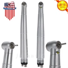 SANDENT Dental (LED E-generator) Fiber High Speed Handpiece Air Turbine 4Holes