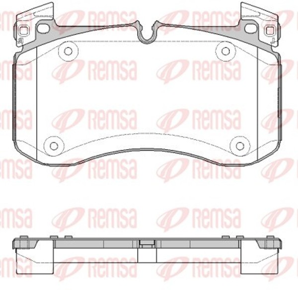 Remsa Bremsbelagsatz Scheibenbremse 1840.00 FüR Mercedes Gle V167 C167 Gls X167-image