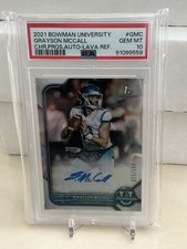 2021 Bowman University Grayson McCall Chrome Prospect Auto Lava BCPA-GMC PSA 10