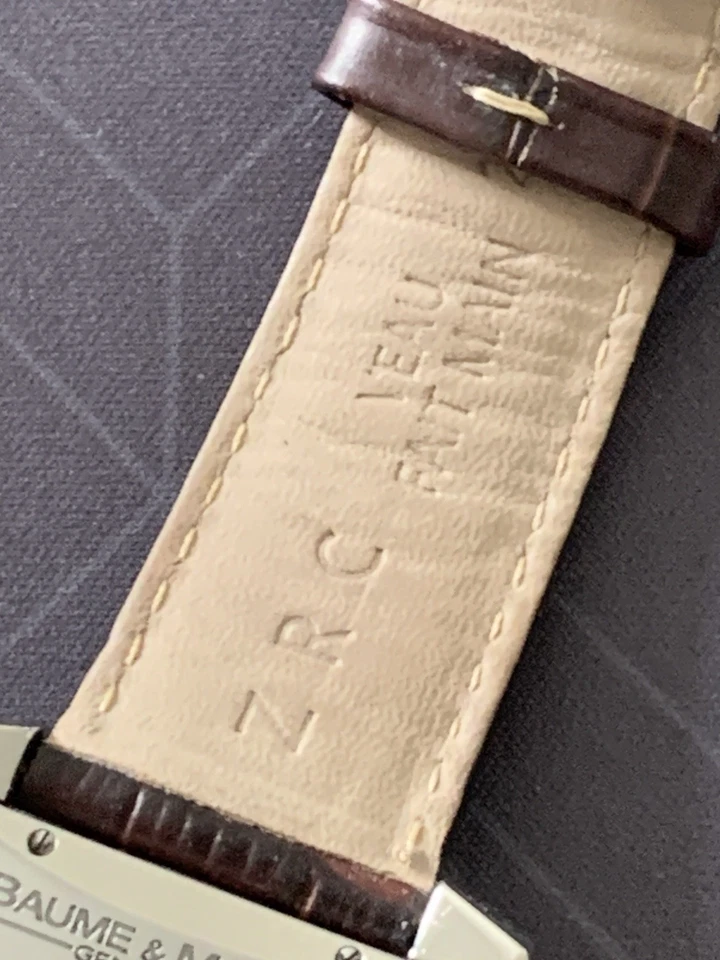 Montre Baume Et Mercier Hampton Spirit XL 65394 Bracelet ZRC  - Photo 4/4