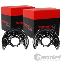 2X Metzger Spritzbleche Bremsscheiben Vorne Passend FÜR Toyota Avensis