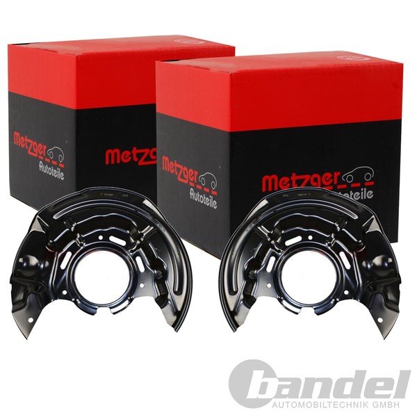 2X Metzger Spritzbleche Bremsscheiben Vorne Passend FÜR Toyota Avensis-image
