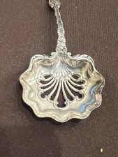 Openwork Bon Bon Spoon Sterling Silver 925 Filigree Art Nouveau Excellent Cond
