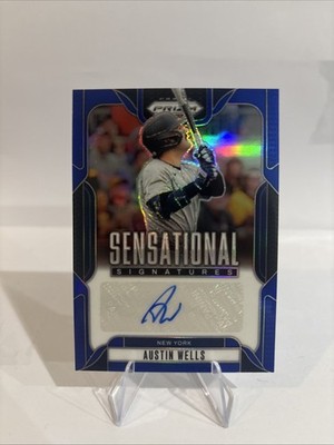 2025 Panini Prizm Sensational Signatures Austin Wells /49 #SS-AW