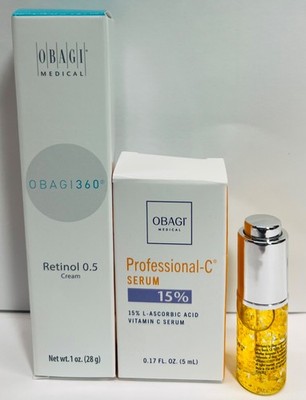 OBAGI Retinol 0.5-Professional C-15%-Daily Hydro Drops 3 pcs Brand New AUTHENTIC