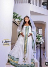 Traditional Ethiopian Habesha Libs Dress Women's Cultural Clothing