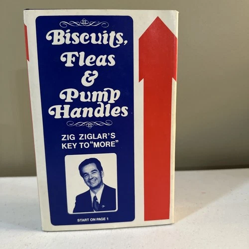 *Signed* Biscuits Fleas And Pump Handles by Zig Ziglar First Edition HCDJ 1974