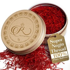   Premium Super Negin Saffron Threads, Grade A  Gourmet Chef  s Select Spice...