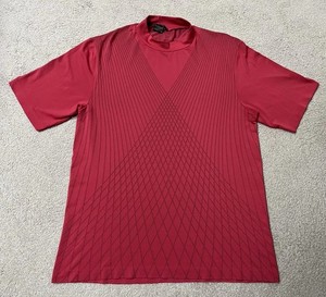nike men's tiger woods mock neck golf polo