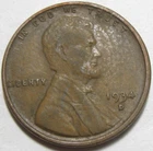 1934-D Lincoln Wheat Cent - #10000-61
