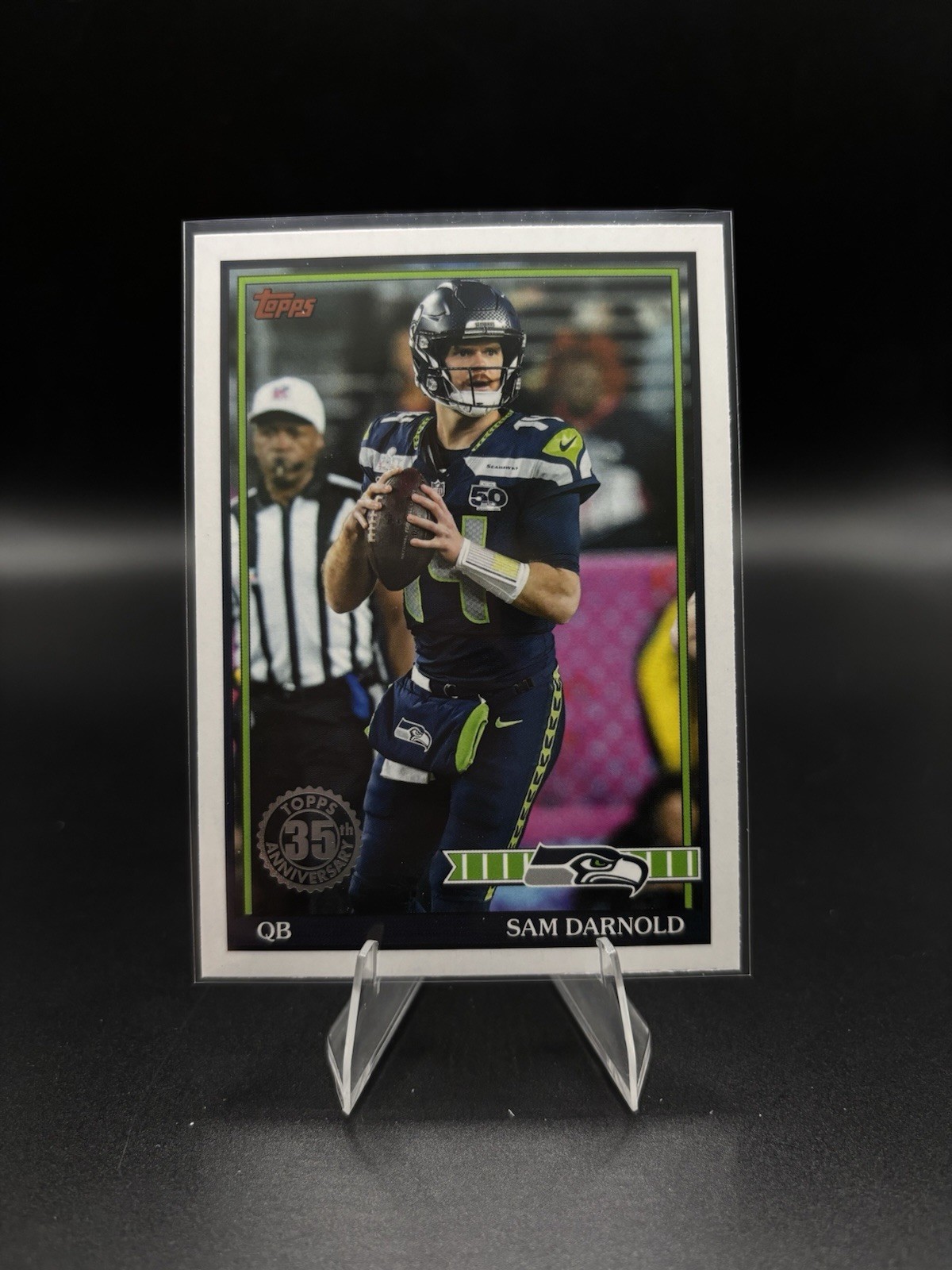 Topps Sam Darnold Seattle Seahawks 2026 Football Card Base Set #91TF-50
