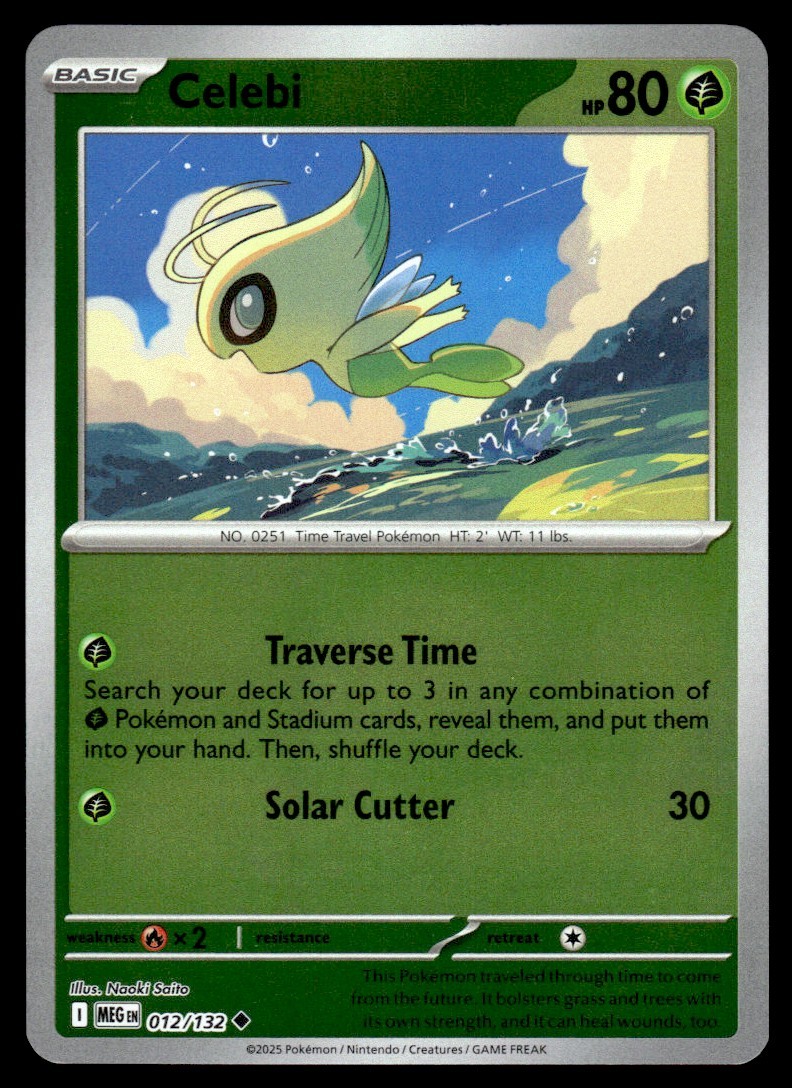 2025 Mega Evolution Series - Mega Evolution Celebi Uncommon/Reverse Holo #12