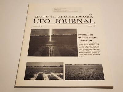 MUFON UFO Journal January 2002 # 405 Formation of Crop Circles