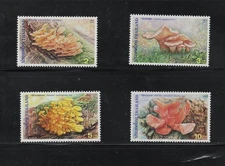 S6462   Thailand  2001  mushrooms   4v.   MNH