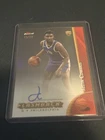 Topps 2024-25 Finest Flashback Autographs Justin Edwards 76ers #FBA-JE RC /25