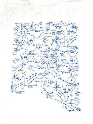 New Vintage Intel  Doodles Cotton T-Shirt  Size L