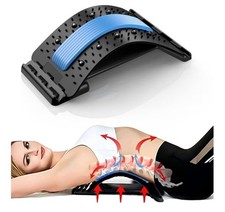 Lumbar Back Stretcher Back Cracker Board 3 Level Adjustable Pain Relief