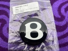 NUOVO ORIGINALE BENTLEY CONTINENTAL GTC FLYING SPUR LEGA CERCHIO TAPPO CENTRALE DISTINTIVO