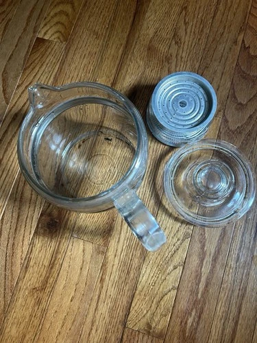 Vintage Pyrex Flameware Glass Percolator Coffee Pot, 7756-B 6 Cup
