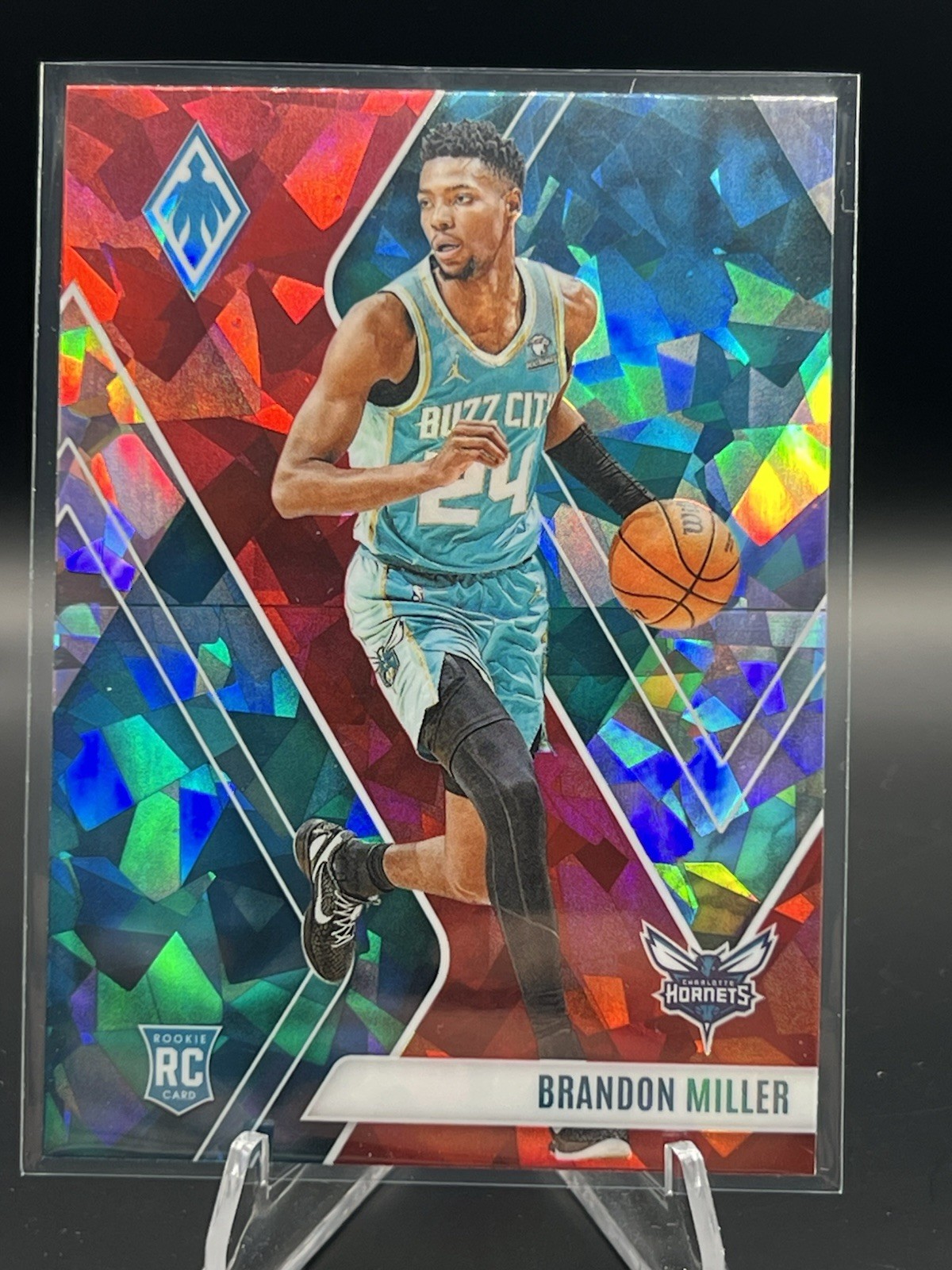 2023-2024 Phoenix Basketball Brandon Miller #273 Rookie RC Hornets Red Ice