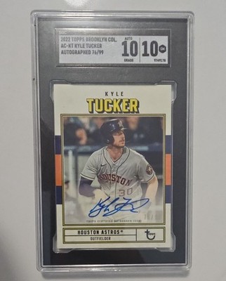2022 Topps Brooklyn Collection - Autographs Kyle Tucker Refractor 76/99  