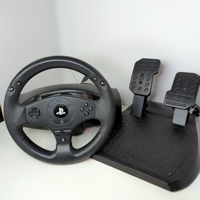 Thrustmaster T80 Racing Wheel w/ Pedals PS3 PS4 PC Tested Working Read