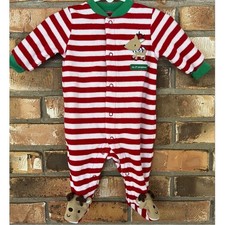 Child of Mine by Carter s My 1st Christmas Reindeer Footie Pajamas 0-3M