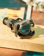Vintage Style Brass Spyglass   Handmade Pirate Monocular 5x Zoom