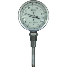 BM2-7-1SR Weksler Self Indicating Thermometer Temperature Gauge -10-110 Degree C